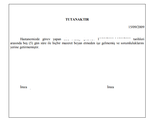  İşverenin İşçi Aleyhine Tuttuğu Tutanaktan Sonra İş Akdi Feshedilebilir Mi? 